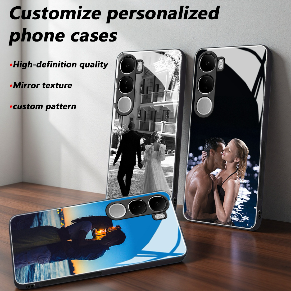 Custom Photo Mirror Glass Phon - مراجعة Phone Cases Customized وسعره
