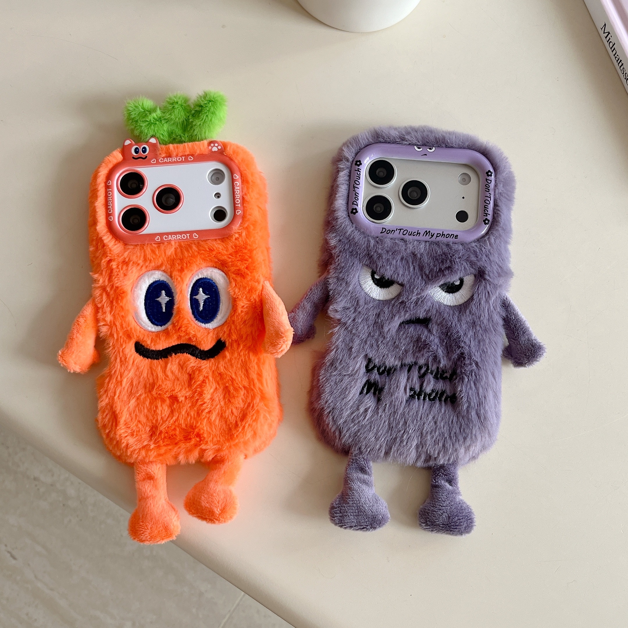 Cute Plush Phone Case with Qui - مراجعة Phone Cases Iphone 15 وسعره
