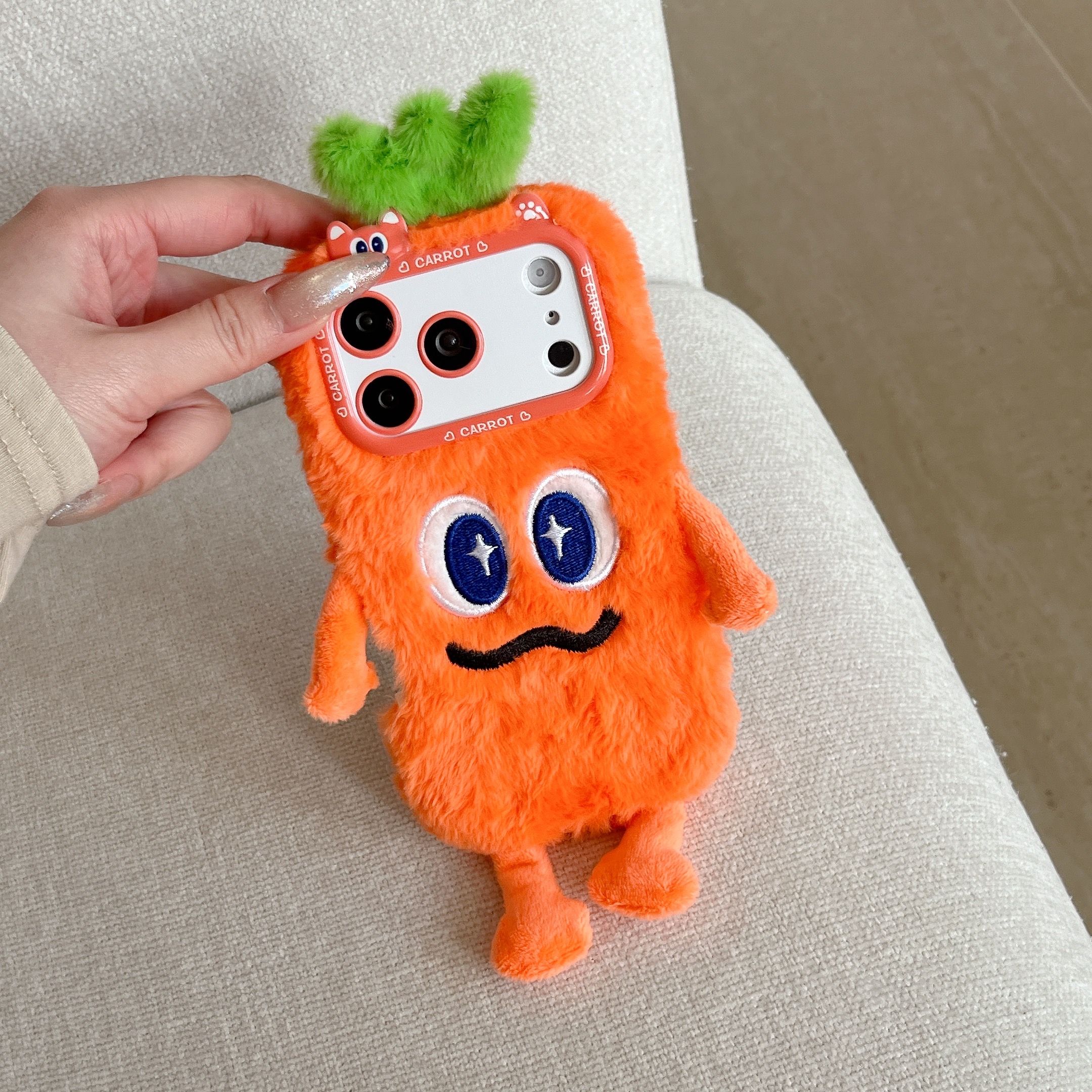 Cute Plush Phone Case with Qui - مراجعة Phone Cases Iphone 15 وسعره