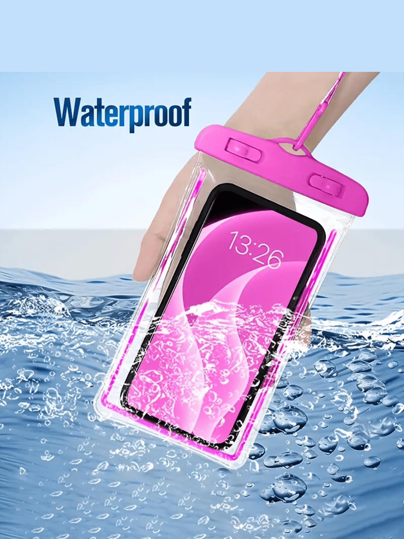 2-Pack Luminous Waterproof Pho - مراجعة Phone Cases With Pictures وسعره