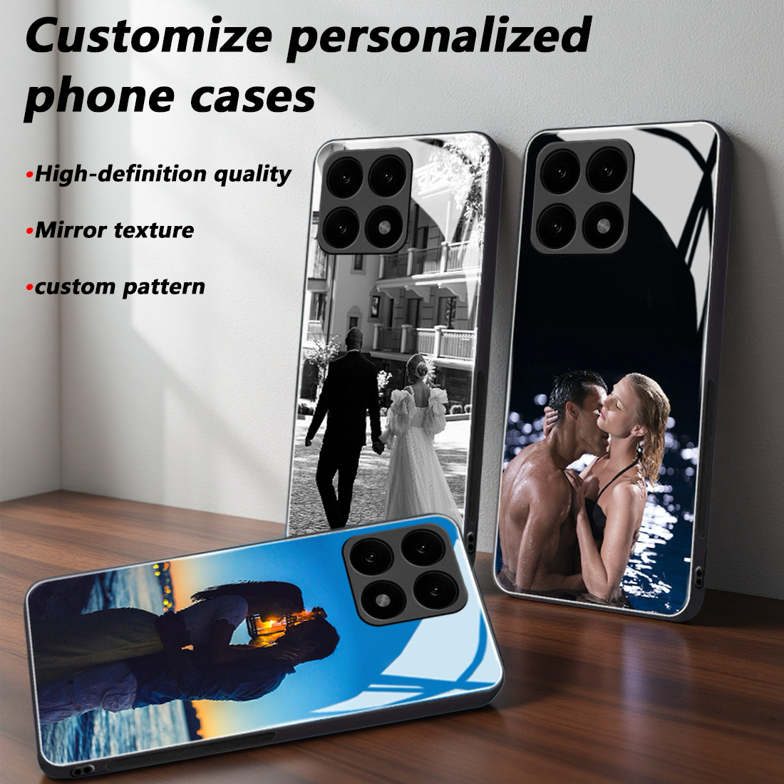 Custom Photo Mirror Glass Phon - مراجعة Phone Cases Customized وسعره