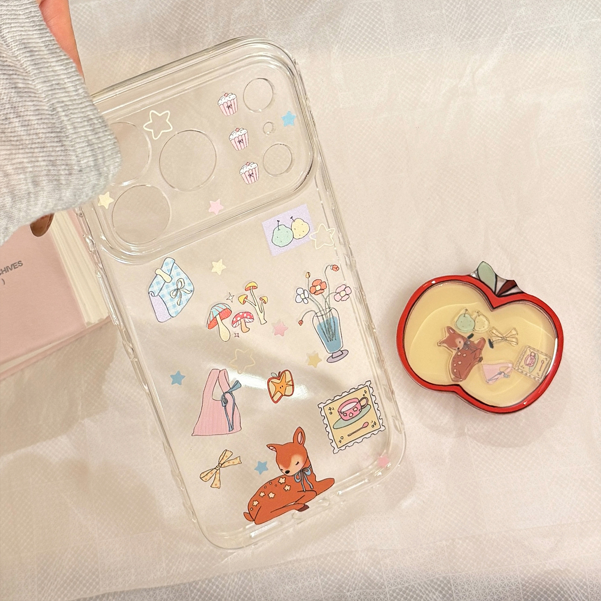 Transparent Cartoon Mobile Pho - مراجعة Phone Cases Red Deer وسعره