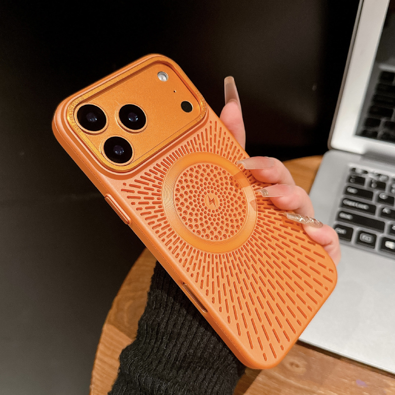 For MagSafe Magnetic Wireless  - مراجعة Heat Dissipation Case وسعره